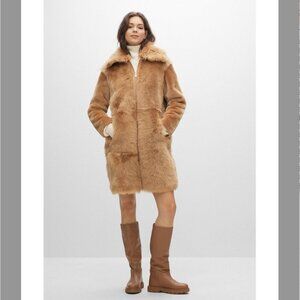 Hugo Boss Shearling Coat, Brand New with tags